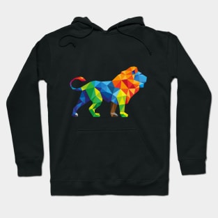 Polygon Lion Hoodie